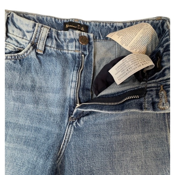 Massimo Dutti Jeans Womens‎ Light Wash Blue Denim Straight Leg Size 2 - Picture 9 of 15
